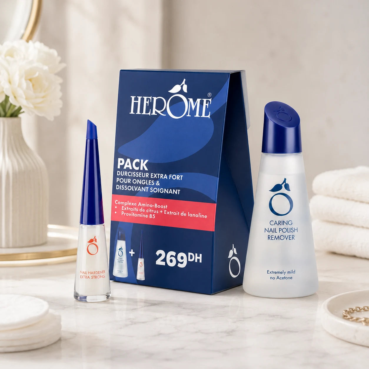 باك Herôme للعناية بالأظافر